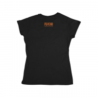 T-Shirt Psycho Industries --Sugarskull Orange-- black