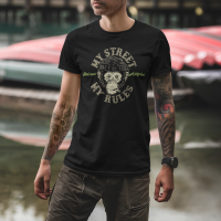 T-Shirt Psycho Industries --Monkey-- black