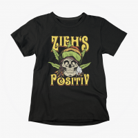 T-Shirt Psycho Industries --Zieh`s positiv-- black